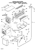 ICEMAKER PARTS Diagram and Parts List for KSSS36QMB01  KitchenAid Refrigerator