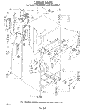 CABINET Diagram and Parts List for ET18JKXMWR7  Whirlpool Refrigerator