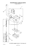 POWERSCREW AND RAM Diagram and Parts List for 4KUCC151T1  KitchenAid Trash Compactor