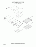 INTERNAL OVEN PARTS Diagram and Parts List for YKER507XSS00  KitchenAid Range