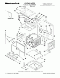 OVEN PARTS Diagram and Parts List for KEHU309SSS02  KitchenAid Microwave Oven Combo