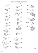 WIRING HARNESS Diagram and Parts List for GCA2781XSW1  Whirlpool Washer