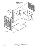 SECTION Diagram and Parts List for BFD300  Whirlpool Dehumidifier