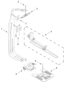 Part Location Diagram of W11766667 Whirlpool SCREEN