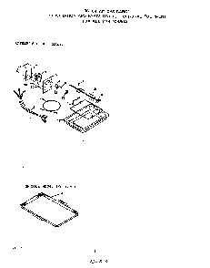 Section 3 Diagram and Parts List for 1444W2A  Roper Range