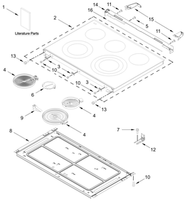 Part Location Diagram of W11729541 Whirlpool Tech Sheet