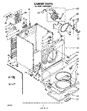 SECTION Diagram and Parts List for LE5920XMW1  Whirlpool Dryer