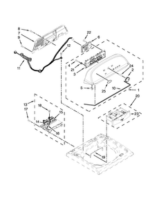 Part Location Diagram of W10579298 Whirlpool KNOB