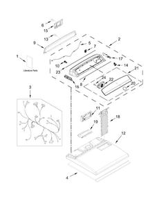 Part Location Diagram of W10680138 Whirlpool Tech sheet