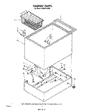 SECTION Diagram and Parts List for EH090FXSN00  Whirlpool Freezer