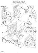 BULKHEAD Diagram and Parts List for KGYS700GQ0  KitchenAid Dryer