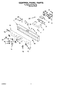 Part Location Diagram of WP4452842 Whirlpool Light Switch