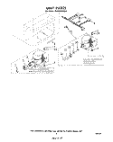 SECTION Diagram and Parts List for EH1500XPM5  Whirlpool Freezer