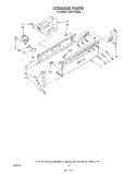 CONSOLE Diagram and Parts List for CA2751XSW2  Whirlpool Washer