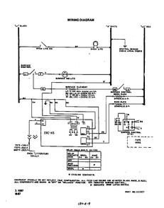 Wiring Diagram Diagram and Parts List for F7608*0  Roper Range