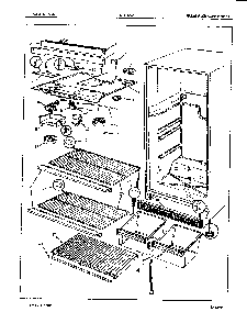 03 - Fresh Food Compartment Diagram and Parts List for NT17E5VA  Whirlpool Refrigerator