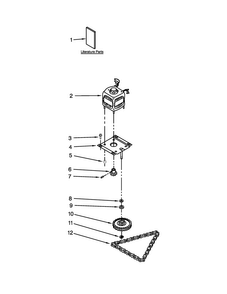 Motor And Drive Parts Diagram and Parts List for KTTS505EWH0  KitchenAid Trash Compactor