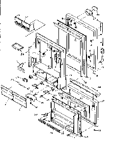 Door Parts Diagram and Parts List for 106W18GL  Kenmore Refrigerator