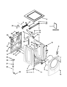 Part Location Diagram of W10709304 Whirlpool Lit-inst ins