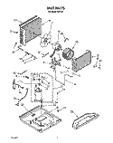 UNIT, LITERATURE Diagram and Parts List for RE81A1  Whirlpool Air Conditioner