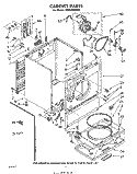 SECTION Diagram and Parts List for LE5920XMW0  Whirlpool Dryer