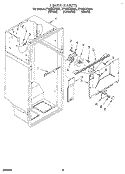 LINER Diagram and Parts List for ET18DKXBB01  Whirlpool Refrigerator