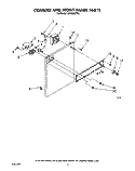 CONSOLE AND FRONT PANEL Diagram and Parts List for LC4900XTW1  Whirlpool Washer