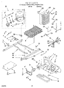 UNIT Diagram and Parts List for 4KSRS25QFW00  KitchenAid Refrigerator