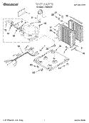 SECTION Diagram and Parts List for TD5000XF0  Whirlpool Dehumidifier