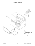 PUMP PARTS Diagram and Parts List for GI15NDXXQ2  Whirlpool Ice Maker