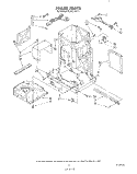 FRAME Diagram and Parts List for KUCC151T1  KitchenAid Trash Compactor