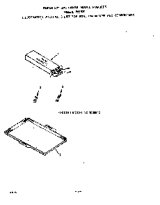 Wire Harness Diagram and Parts List for F6557*0  Roper Range