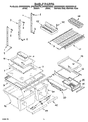 SHELF Diagram and Parts List for GR9SHKXKT02  Whirlpool Refrigerator