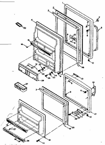 Part Location Diagram of 514011 Whirlpool Handle
