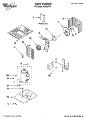 Part Location Diagram of 8215295 Whirlpool Compressor Assembly.
