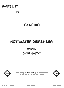 SECTION Diagram and Parts List for GHWT160JXX0  Whirlpool Miscellaneous