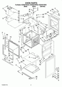 OVEN PARTS Diagram and Parts List for KESK901SSS05  KitchenAid Range