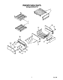 FREEZER SHELF Diagram and Parts List for KSSS36DWW00  KitchenAid Refrigerator