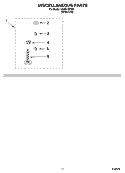 MISCELLANEOUS PARTS - OPTIONAL PARTS (NOT INCLUDED) Diagram and Parts List for LSQ9110PW0  Whirlpool Washer