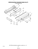 REFRIGERATOR CONTROL PANEL Diagram and Parts List for KSRF36DTX00  KitchenAid Refrigerator