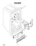 LINER, LIT/OPTIONAL Diagram and Parts List for EV200FXXN00  Whirlpool Freezer