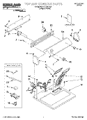 SECTION Diagram and Parts List for SEDX600JQ0  Whirlpool Dryer