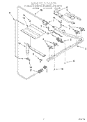 SECTION Diagram and Parts List for SF304BSYN1  Whirlpool Range