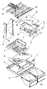 Shelf Diagram and Parts List for ET20AKXSN06  Whirlpool Refrigerator