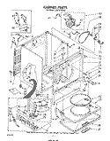 CABINET Diagram and Parts List for LG5721XSW0  Whirlpool Dryer