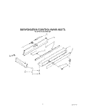 REFRIGERATOR CONTROL PANEL Diagram and Parts List for KSSS36MWX00  KitchenAid Refrigerator