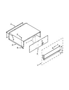 Top Grille And Unit Cover Parts Diagram and Parts List for KBSD606ESS00  KitchenAid Refrigerator
