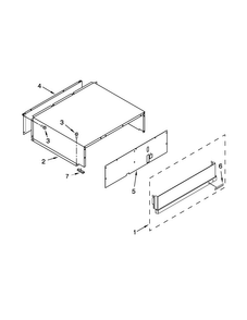 Top Grille And Unit Cover Parts Diagram and Parts List for KSSC42QVS10  KitchenAid Refrigerator