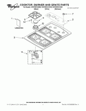 Part Location Diagram of W11189648 Whirlpool Burner Cap