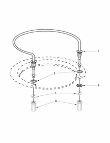 Heater Parts Diagram and Parts List for 66515693K211  Kenmore Dishwasher